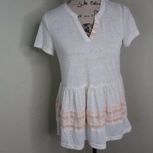 Copper Key Blouse XS Cream Peach
